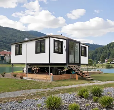 Casa expandible instalada