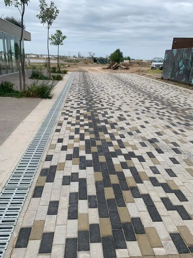 Vereda con mezcla de colores